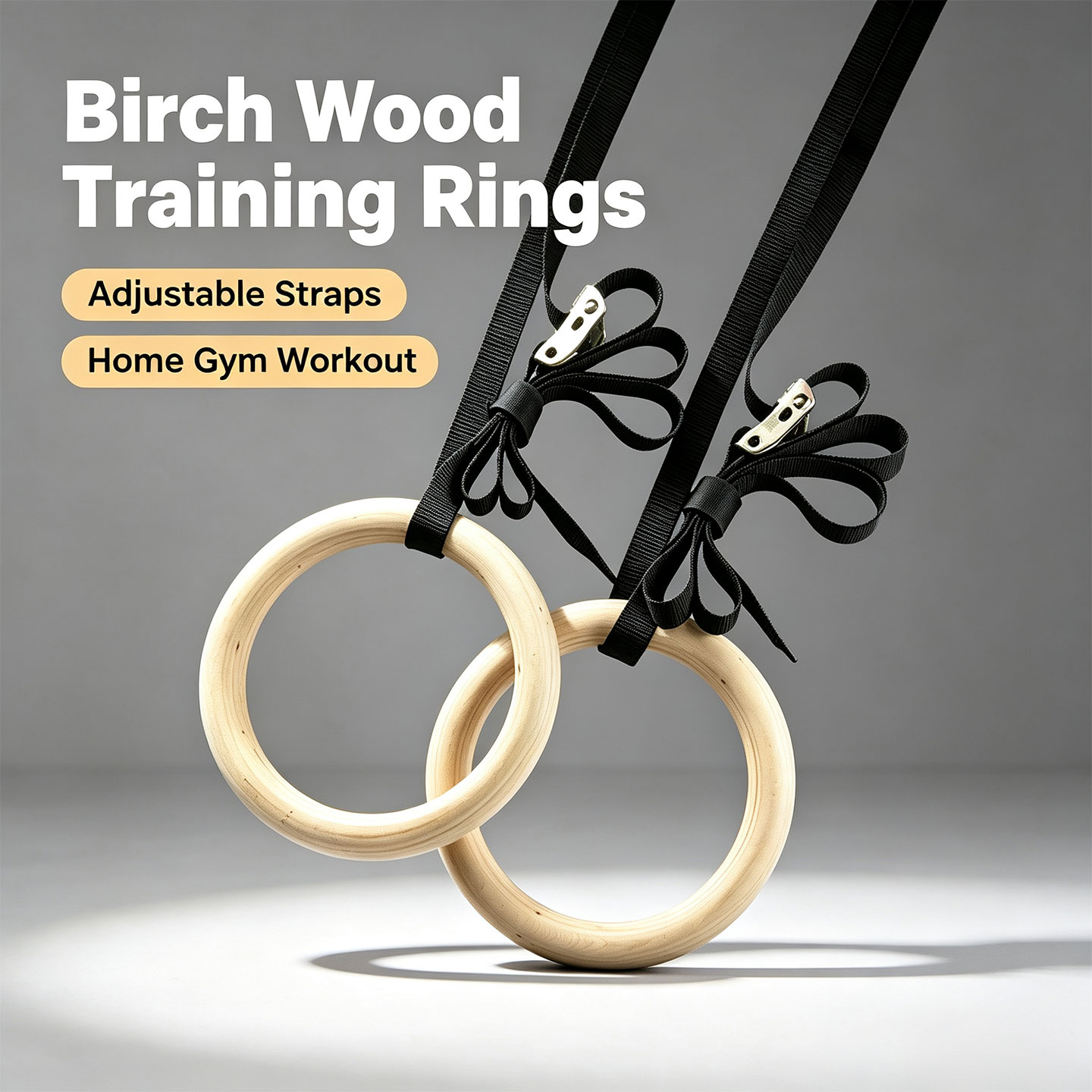 Gymnastic Ring Wood - Argolas de Ginástica em Madeira de