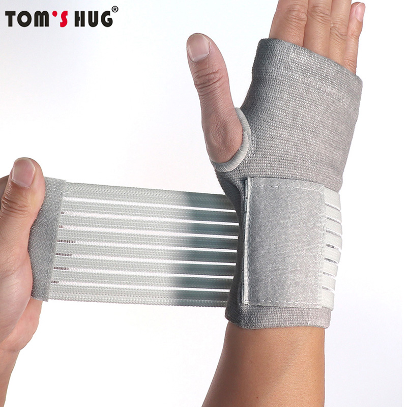 Wrist Wrap Support - 1 Par de Suporte de Compressão