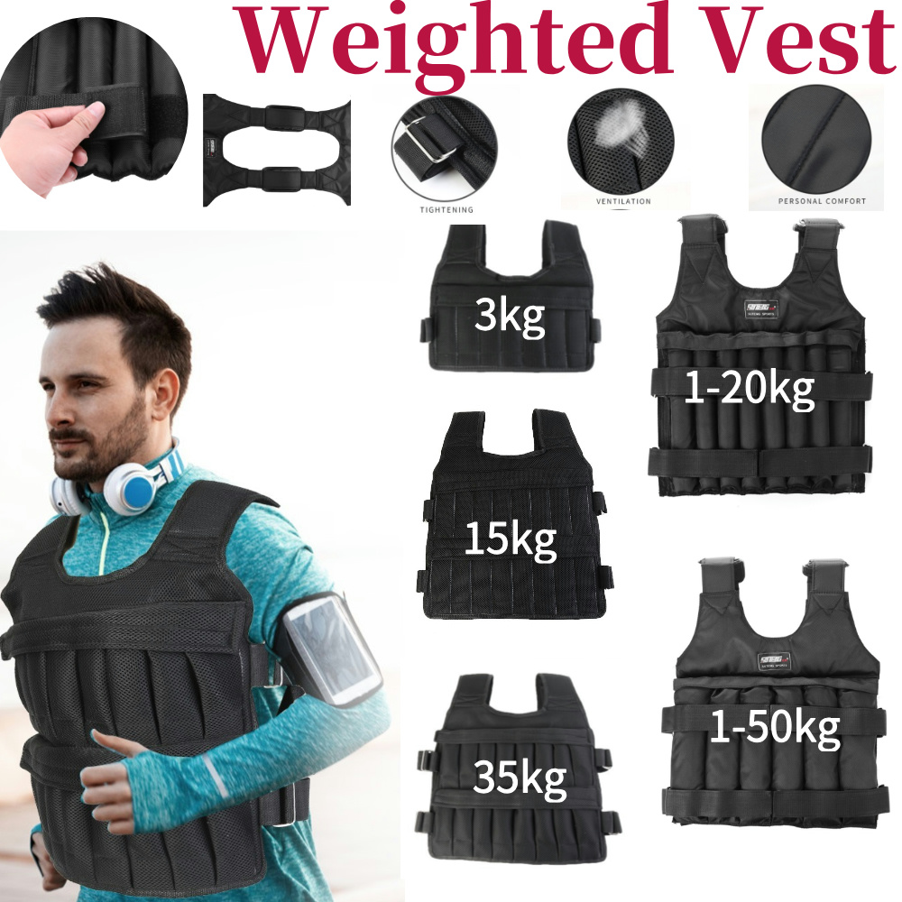 Crossfit Vest - Colete de Peso Ajustável para Treino
