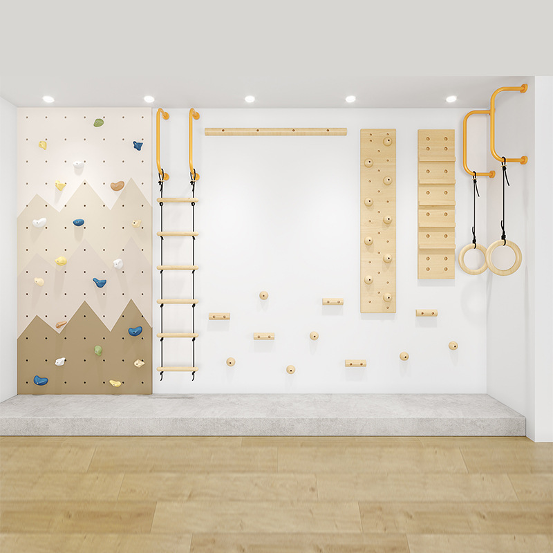 Conjunto de Parede de Escalada - Gymnastic Ring Wood avaliação e preço