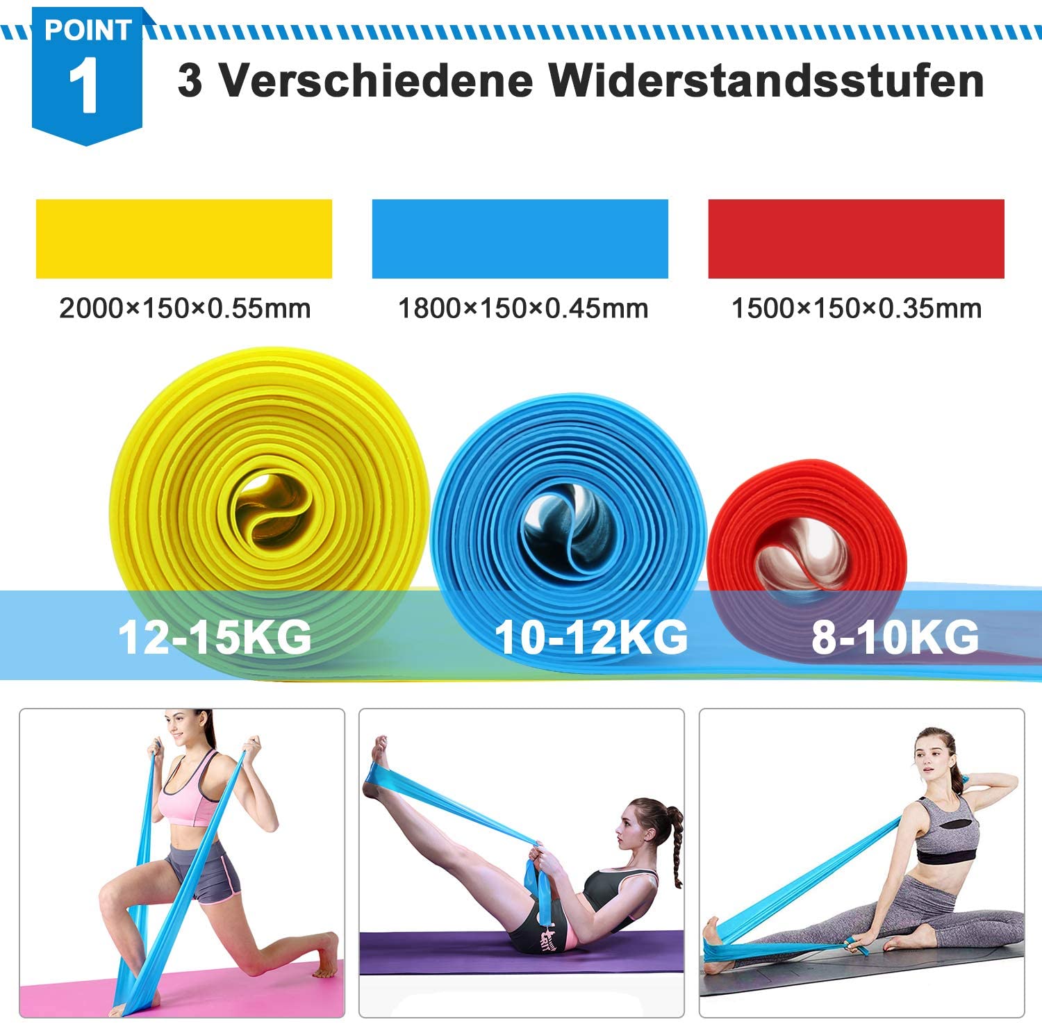 Faixas elásticas de fitness, 3 - Crossfit Training Gear avaliação e preço