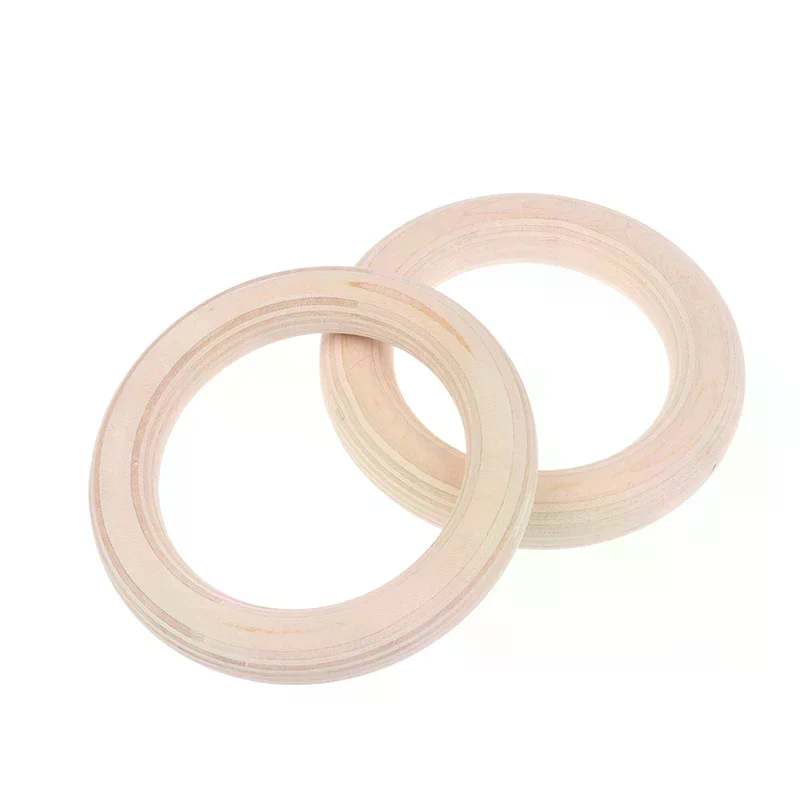 2 pçs anel de madeira portátil - Gymnastic Ring Wood avaliação e preço