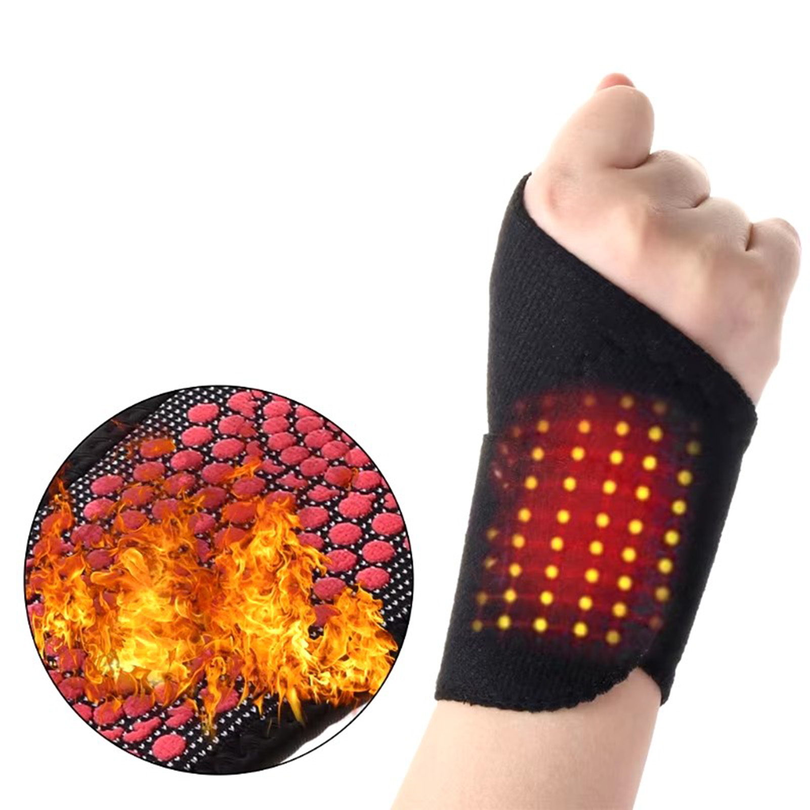 1/2 pçs auto-aquecimento cinta - Wrist Wrap Support avaliação e preço