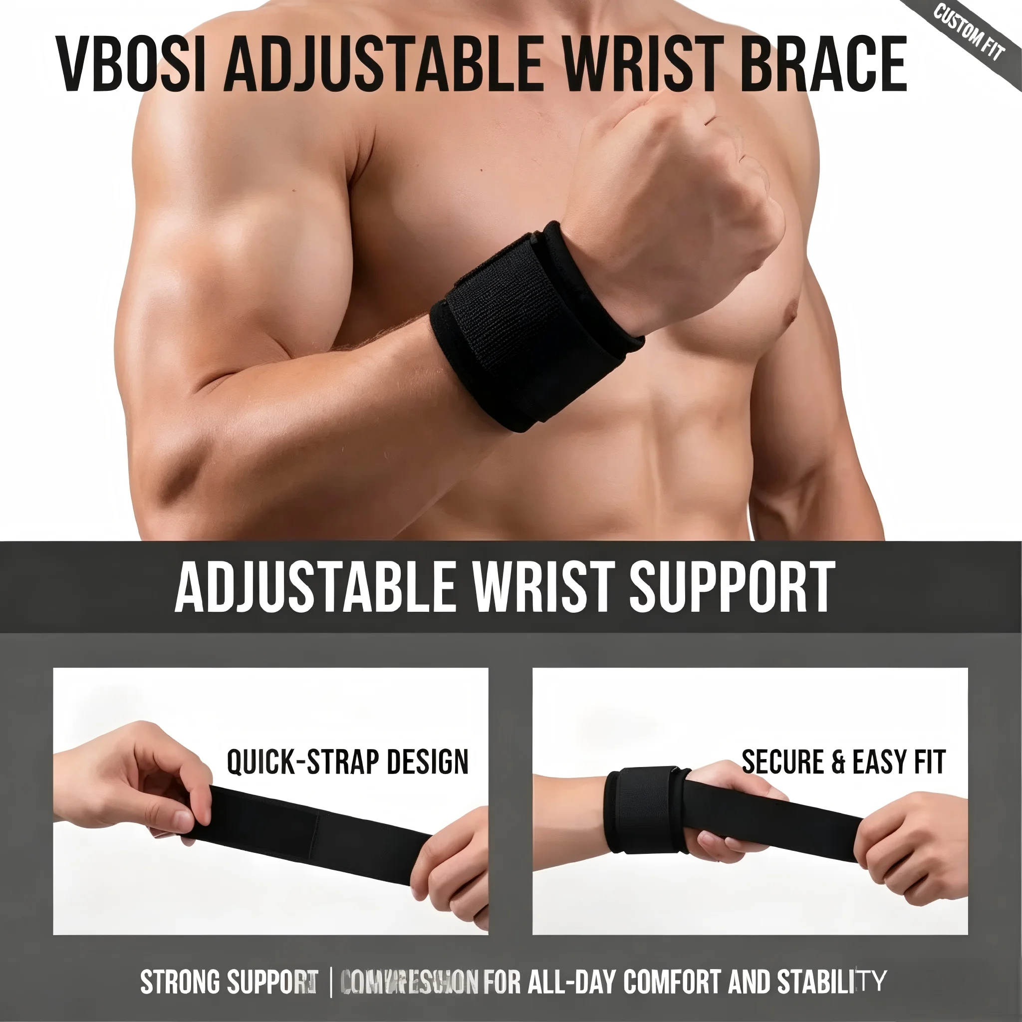Faixas de Pulso Profissionais  - Wrist Wrap Support avaliação e preço