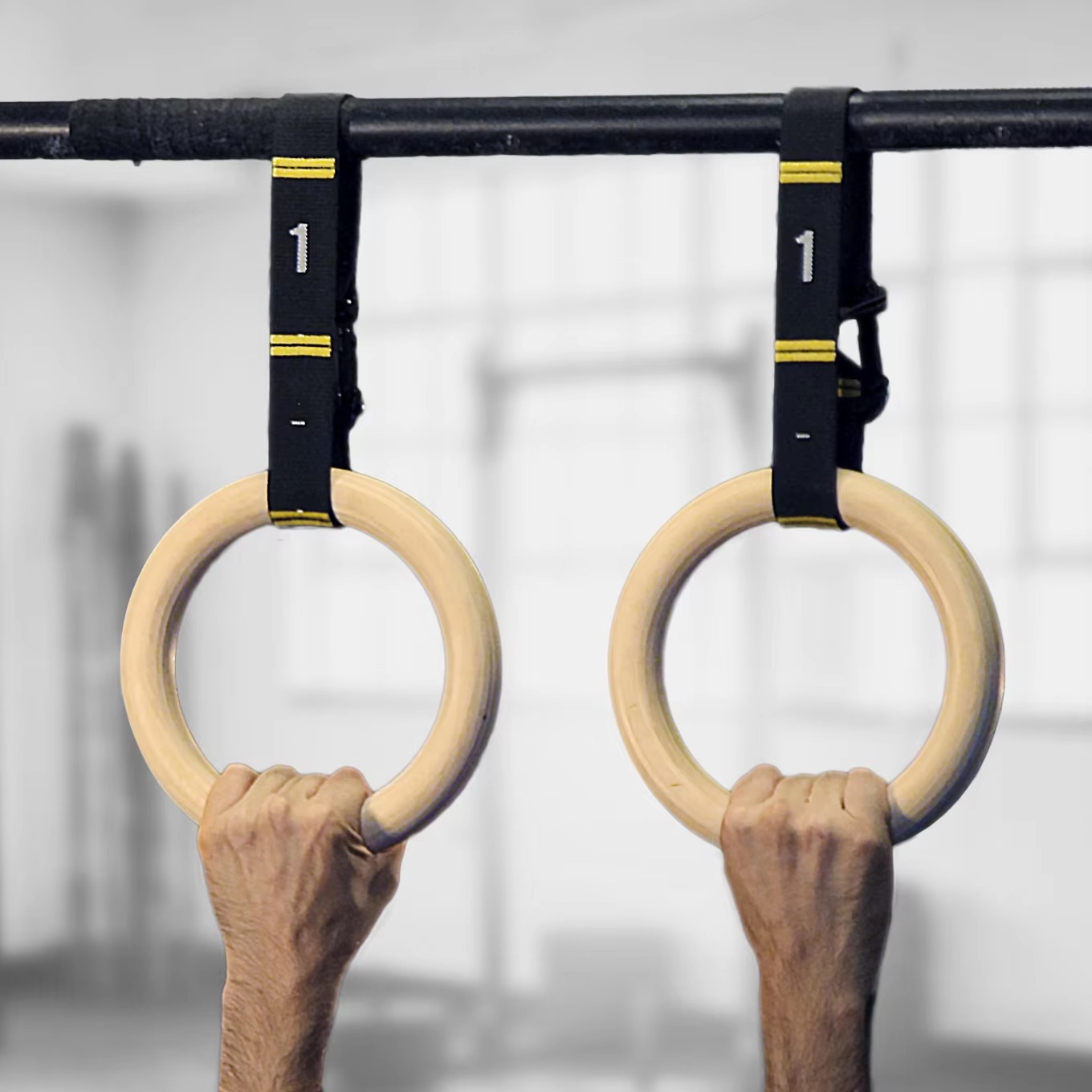 Argolas de ginástica de madeir - Gymnastic Ring Wood avaliação e preço